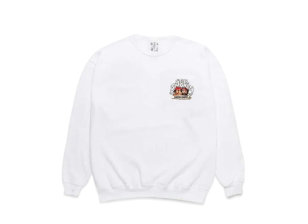 WACKO MARIA STILL SMOKIN' / SWEAT SHIRT #2 "White"