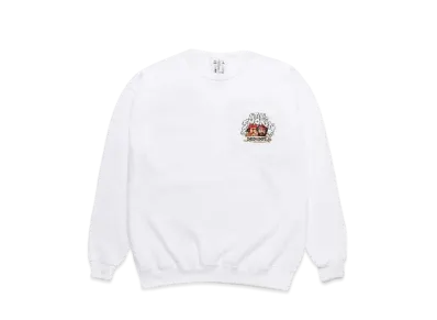 WACKO MARIA STILL SMOKIN' / SWEAT SHIRT #2 "White"