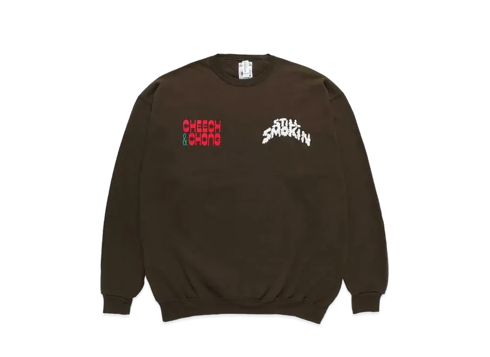 WACKO MARIA STILL SMOKIN' / SWEAT SHIRT #3 "Brown"