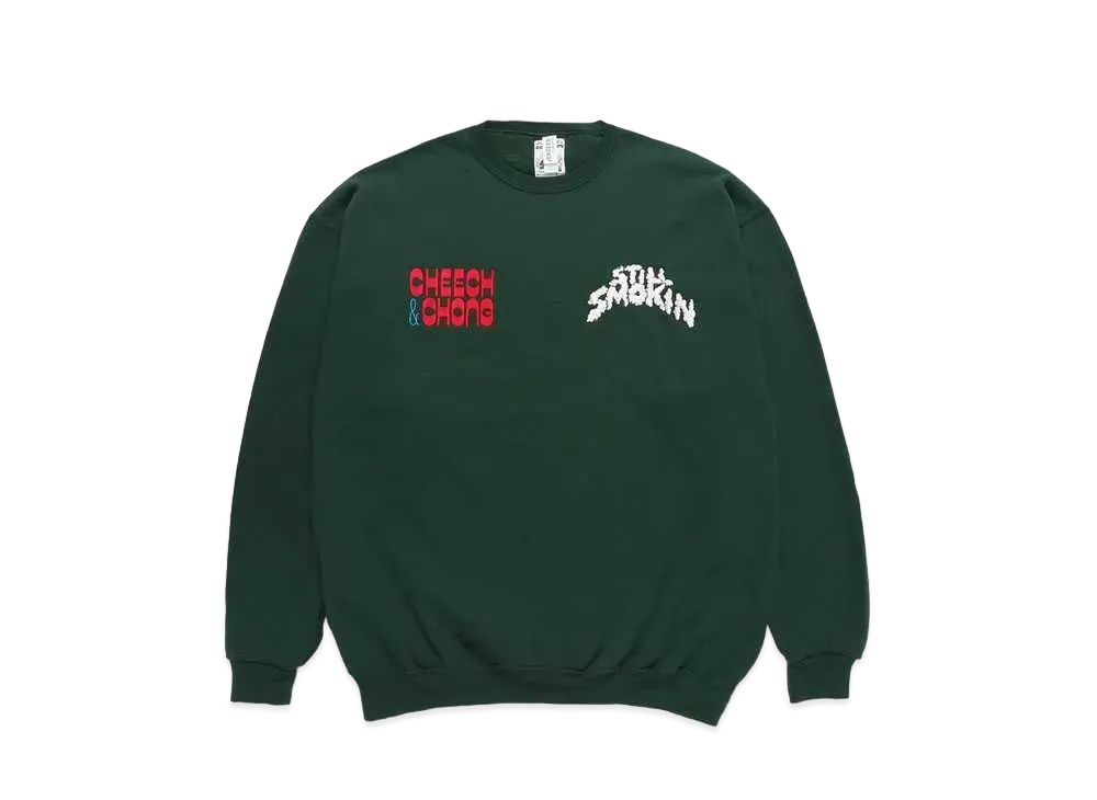 WACKO MARIA STILL SMOKIN' / SWEAT SHIRT #3 "Green"