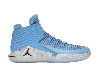 Nike Air Jordan XXXII UNC "University Blue/Metallic Silver"