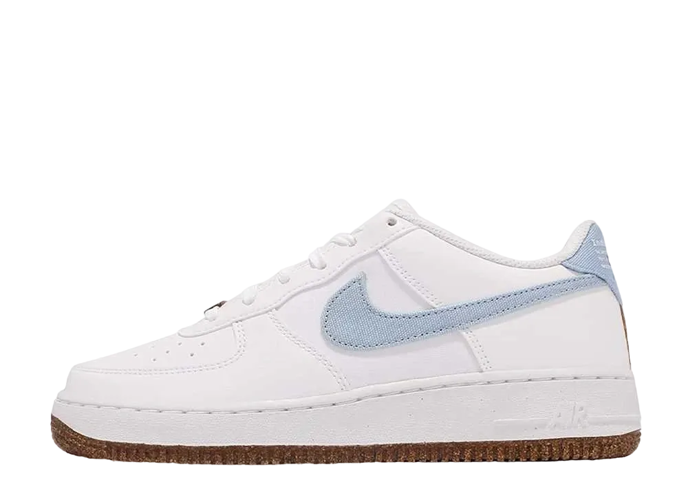 ナイキ GS エアフォース 1 ロー LV8 "インディゴ キャンバス コルク ホワイト"