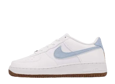 Nike GS Air Force 1 Low LV8 "Indigo Canvas Cork White"