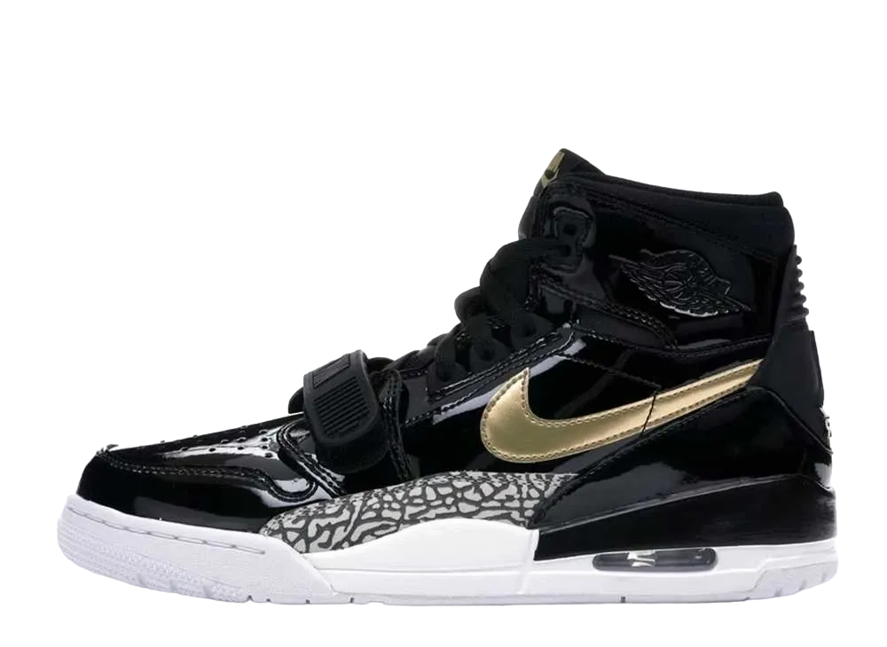 ナイキ エアジョーダン レガシー312 "ブラック ゴールド パテント"