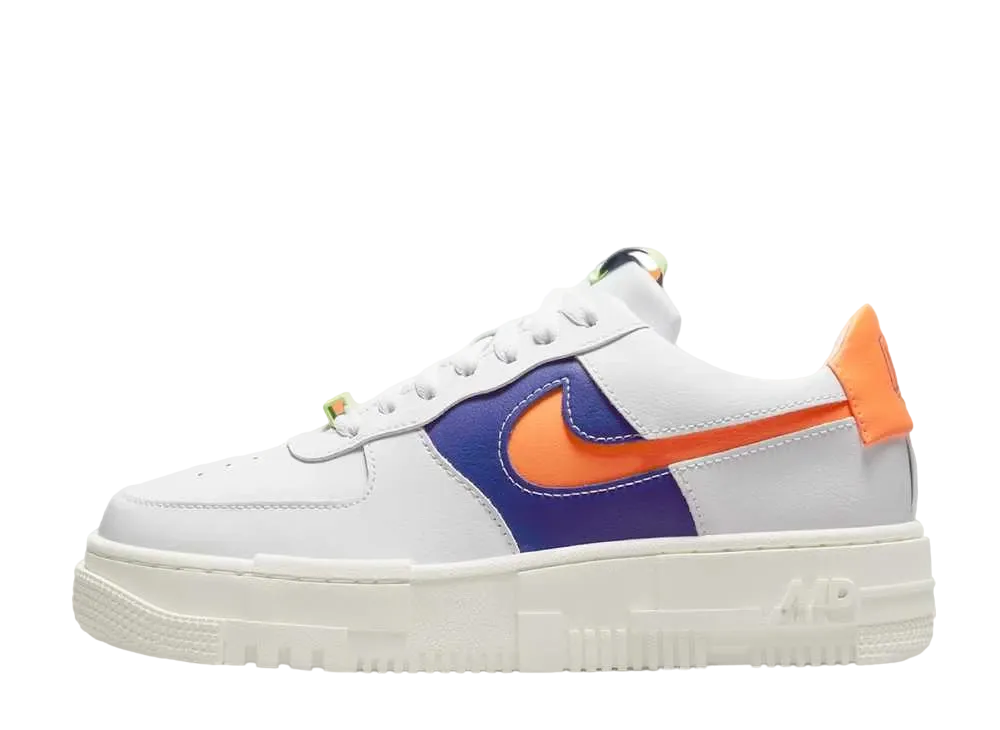 Nike Women's Air Force 1 Low Pixel "White Concord Crimson"