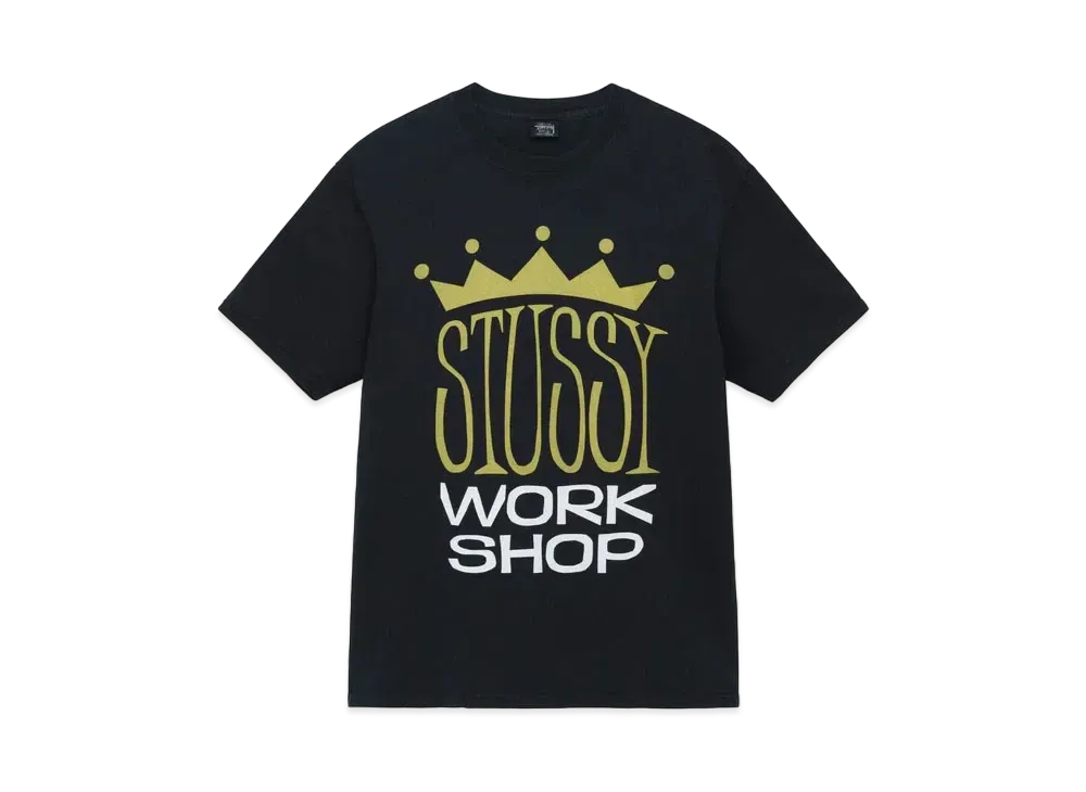 Stussy x OUR LEGACY KING SIZE PIGMENT DYED TEE "Black"