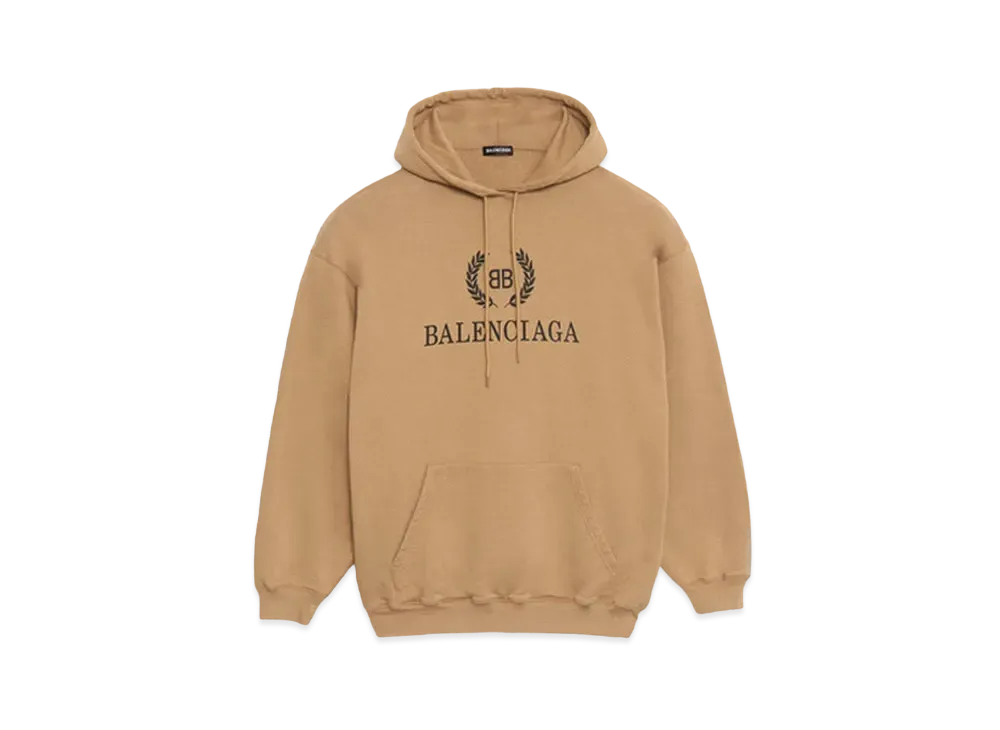 バレンシアガ BB ロゴ プリント フーディー "ベージュ" 578138TEV519610
