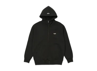 PALACE SLUB ZIG ZAG ZIP HOOD "Black"