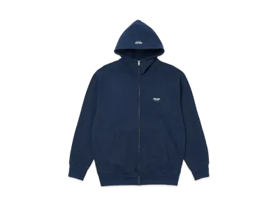 PALACE SLUB ZIG ZAG ZIP HOOD "Navy"