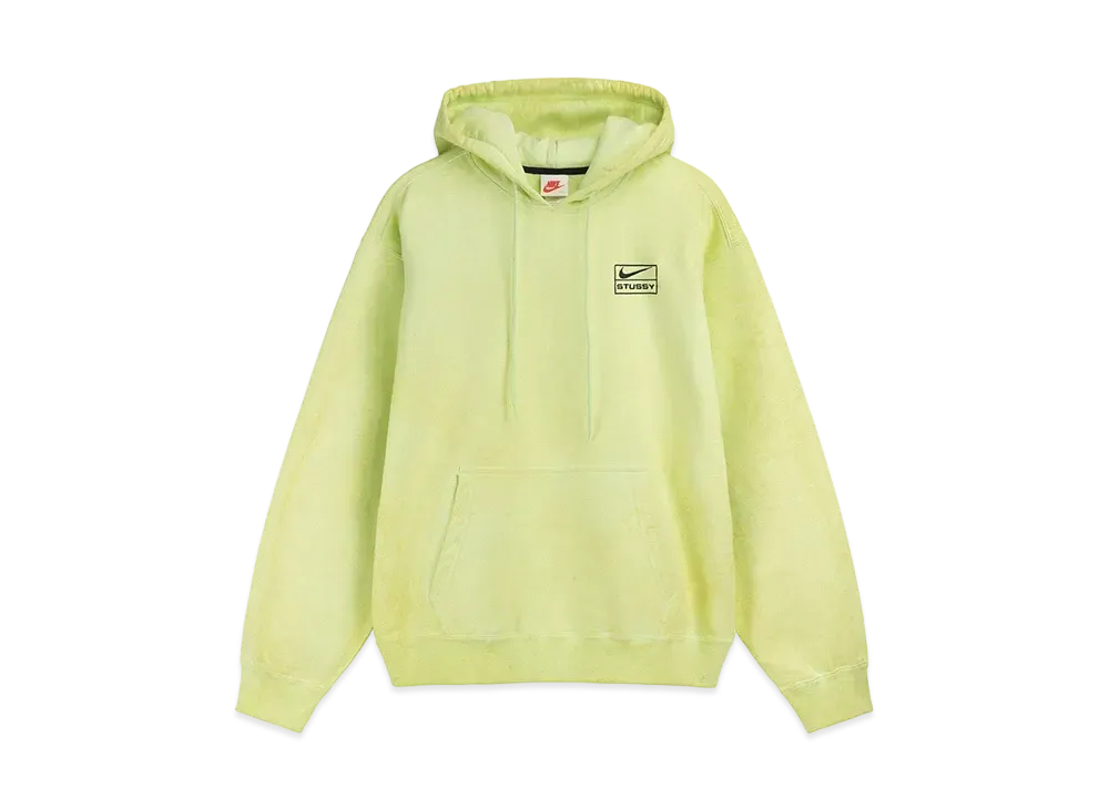 Stussy × Nike NRG Washed Hoddie (US Size) "Volt" DM1021-702