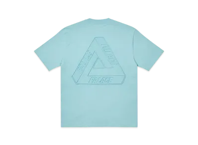 PALACE TRI-FERG EMBOSSED T-SHIRT "Light Blue"