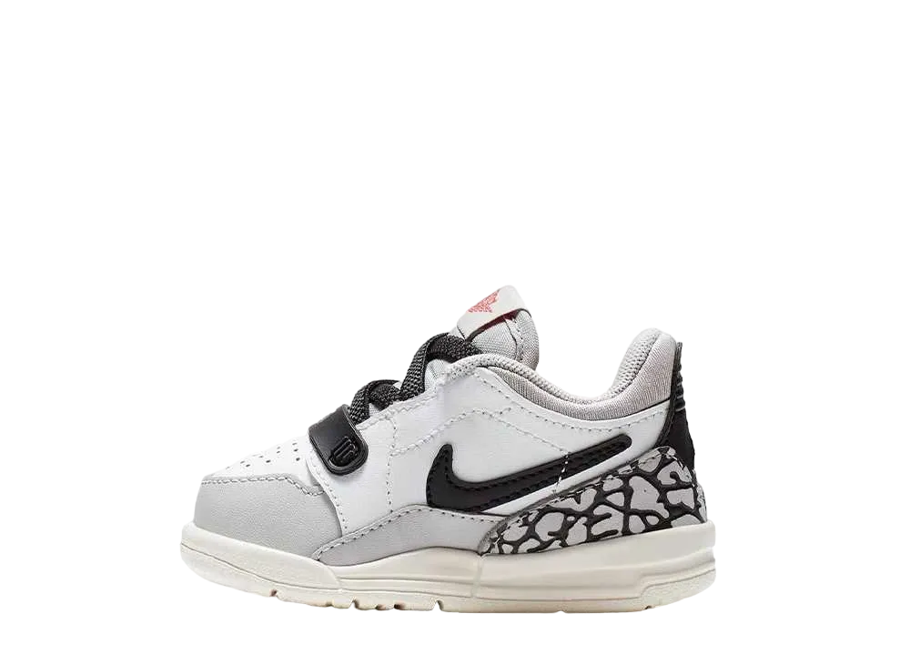 Nike TD Air Jordan Legacy 312 Low "Tech Grey/Fire Red/Black"