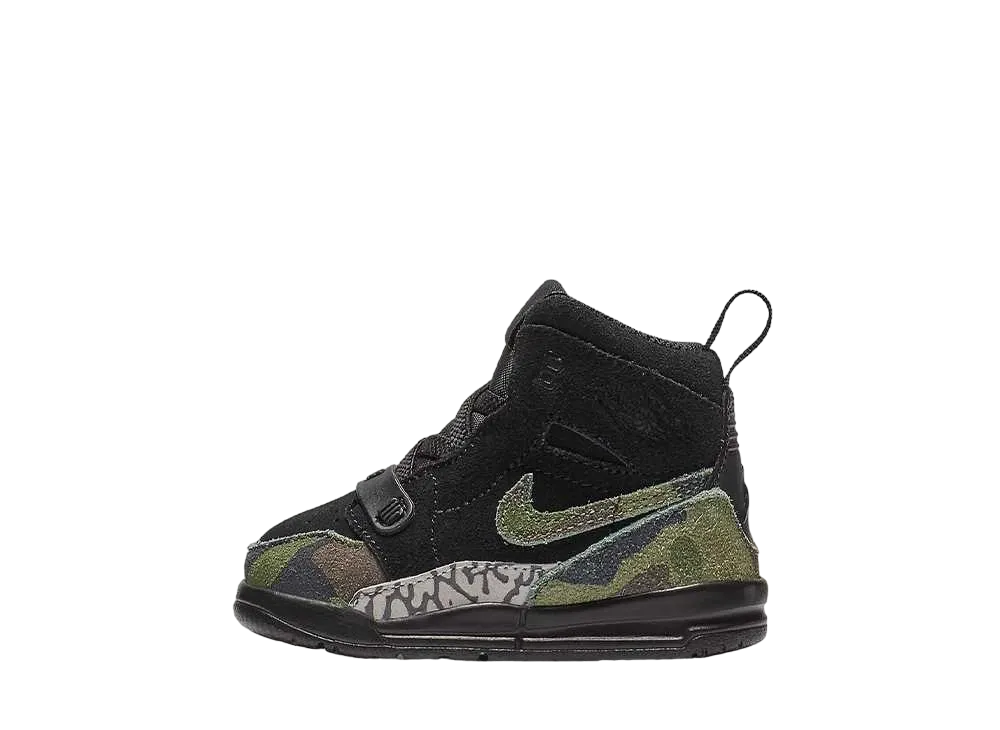 Nike TD Air Jordan Legacy 312 "Black Camo Green"