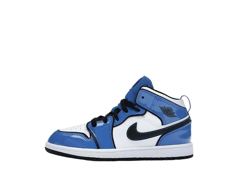Nike PS Jordan 1 Mid "Signal Blue"