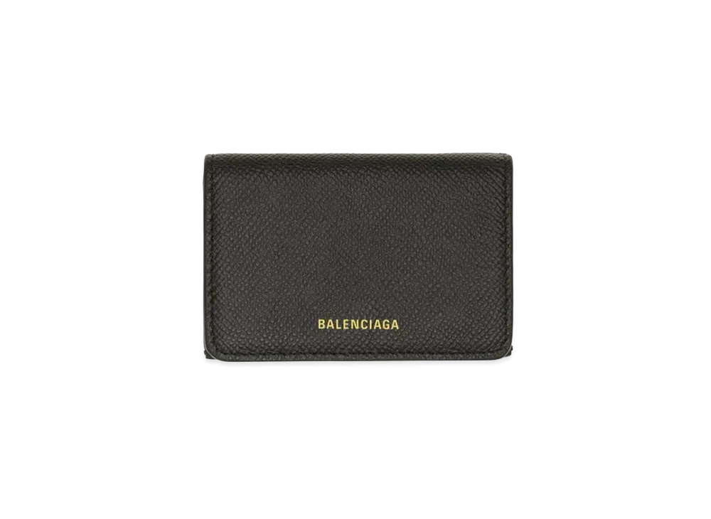 BALENCIAGA Ville Mini Wallet "Black/Yellow"