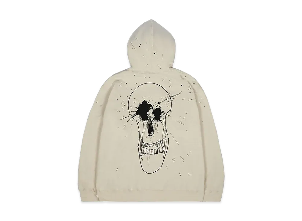 Supreme Ralph Steadman Skull Hooded Sweatshirt "Natural"