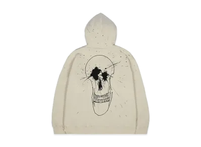 Supreme Ralph Steadman Skull Hooded Sweatshirt "Natural"