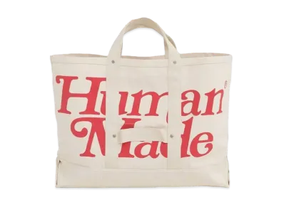 HUMAN MADE Girls Don't Cry Large Tote "White" / VERDY