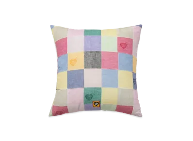 HUMAN MADE PATCHWORK CUSHION "Pink"