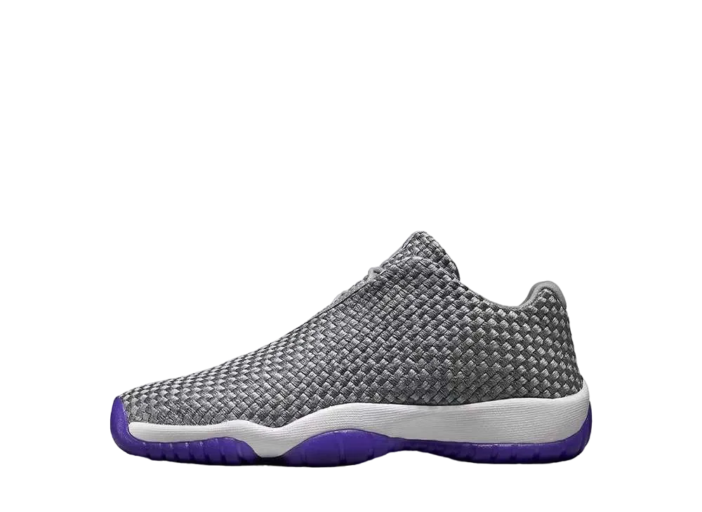 ナイキ GS エアジョーダン フューチャー ロー "ウルフ グレー/コート パープル"