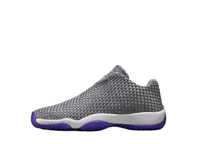 ナイキ GS エアジョーダン フューチャー ロー "ウルフ グレー/コート パープル"