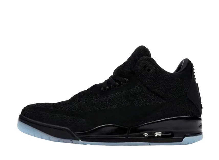 ナイキ エアジョーダン3 レトロ フライニット "ブラック"