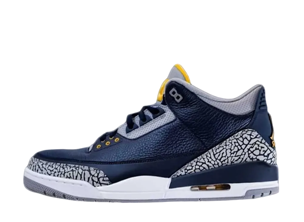 ナイキ エアジョーダン3 レトロ "ミシガン PE"