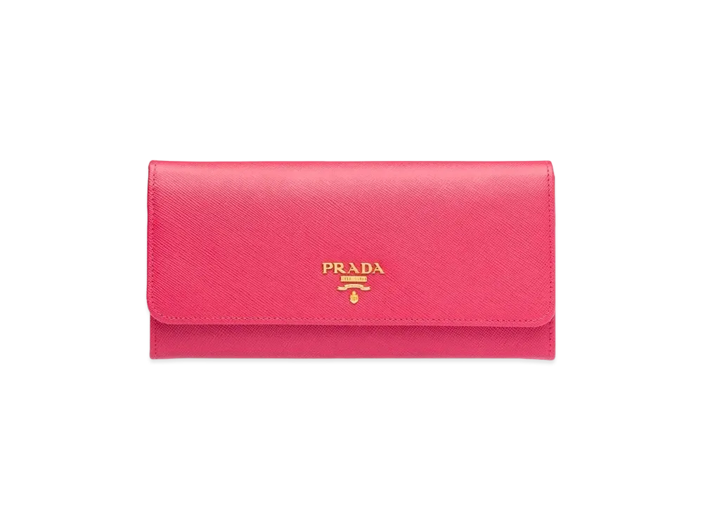 プラダ サフィアーノレザー 財布 "ピオニーピンク" 1MH132_QWA_F0505