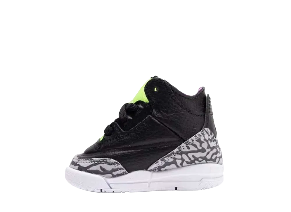 Nike TD Air Jordan 3 Retro "Electric Green"