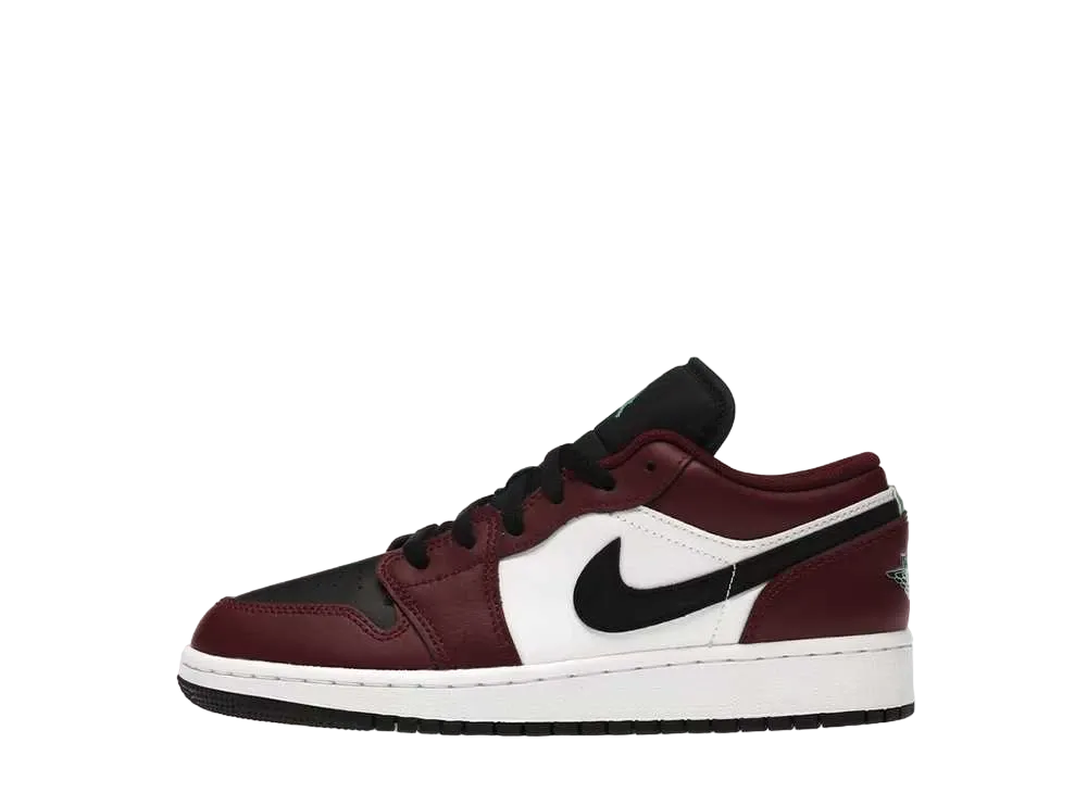 Nike GS Air Jordan 1 Low SE "Dark Beetroot/Roma Green"