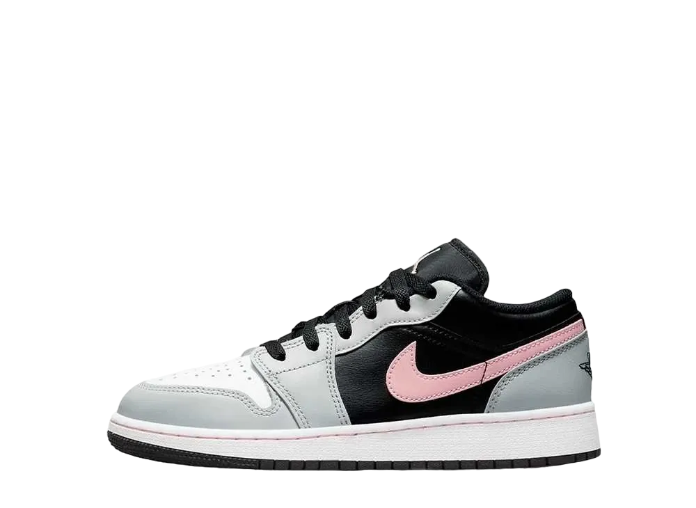Nike GS Air Jordan 1 Low "Black/Grey/Pink"