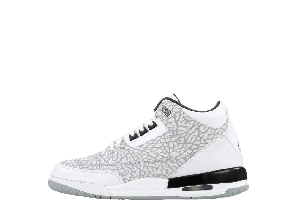 ナイキ GS エアジョーダン3 レトロ "フリップ ホワイト"