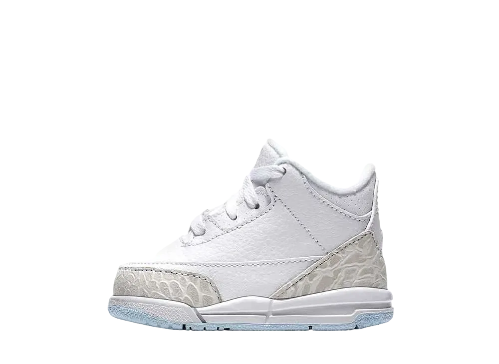 ナイキ TD エアジョーダン3 レトロ "ピュアホワイト" (2018) (キッズ)