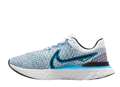 Nike React Infinity Run Flyknit 3 "White/Blue Orbit/Chlorine Blue/Black"