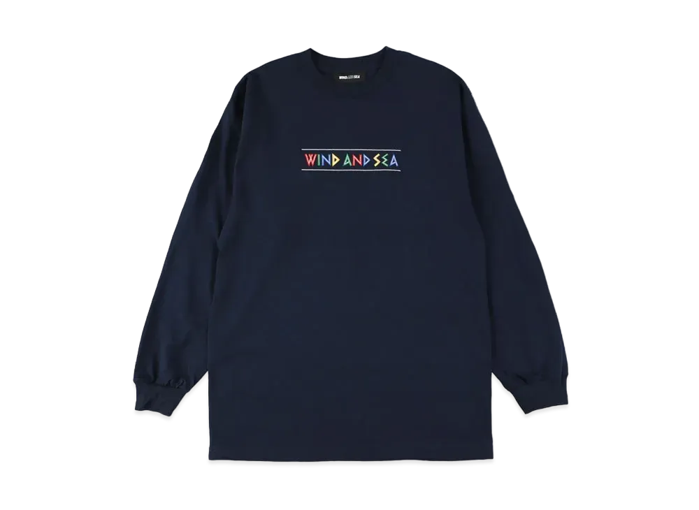 WIND AND SEA WDS (ZULU-TONGUE) L/S TEE "Navy"