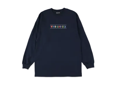 WIND AND SEA WDS (ZULU-TONGUE) L/S TEE "Navy"