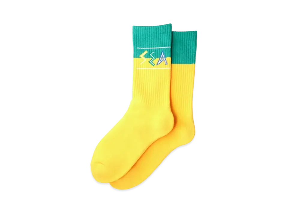 WIND AND SEA WDS (ZULU-TONGUE) SOX "Yellow Green"
