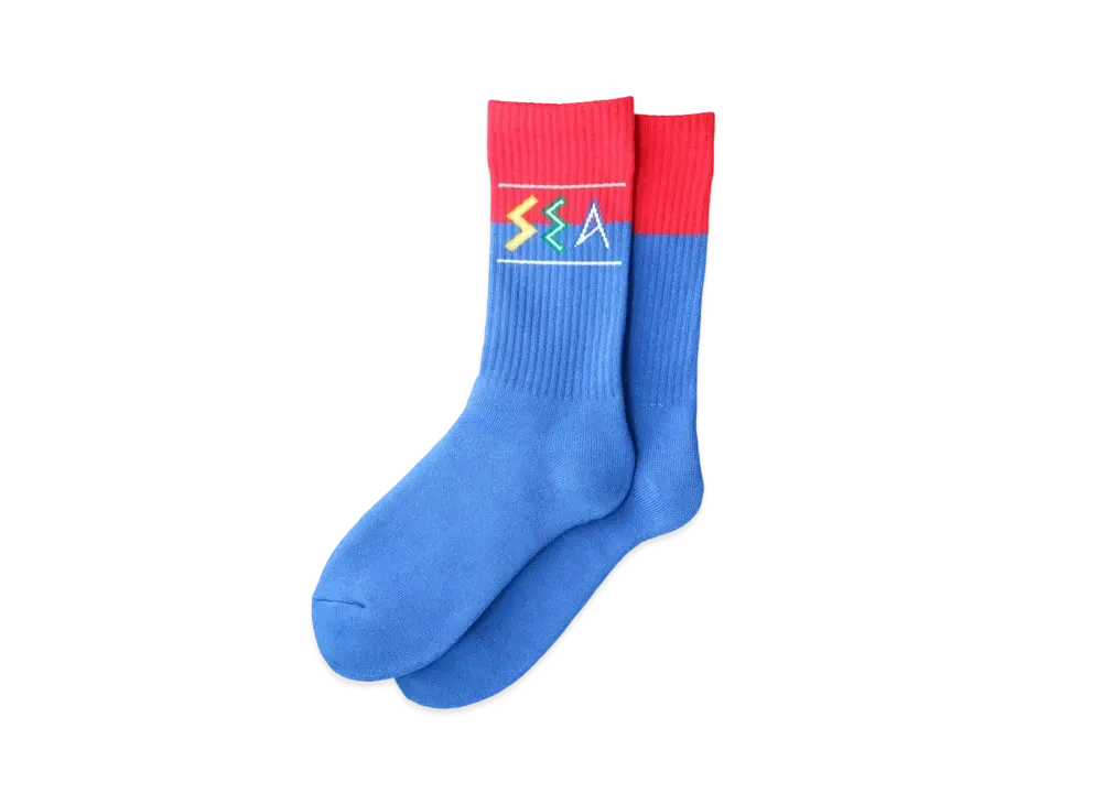 WIND AND SEA WDS (ZULU-TONGUE) SOX "Blue Red"