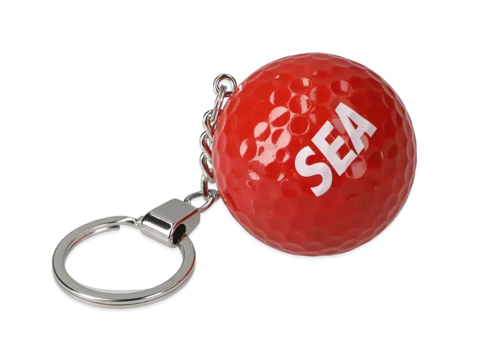 WIND AND SEA SEA (GOLF BALL) KEY HOLDER "Red"