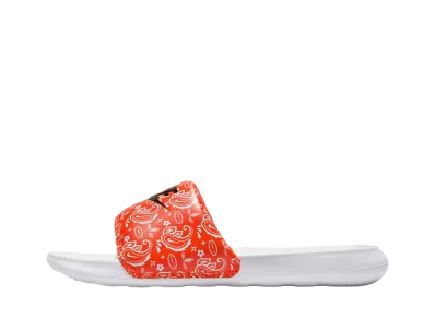 Nike Women's Victori One Slide Print "Rush Orange/White/Black"