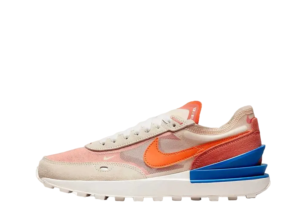 ナイキ ウィメンズ ワッフル ワン "パール ホワイト/マダー ルート/ゲーム ロイヤル/ラッシュ オレンジ"