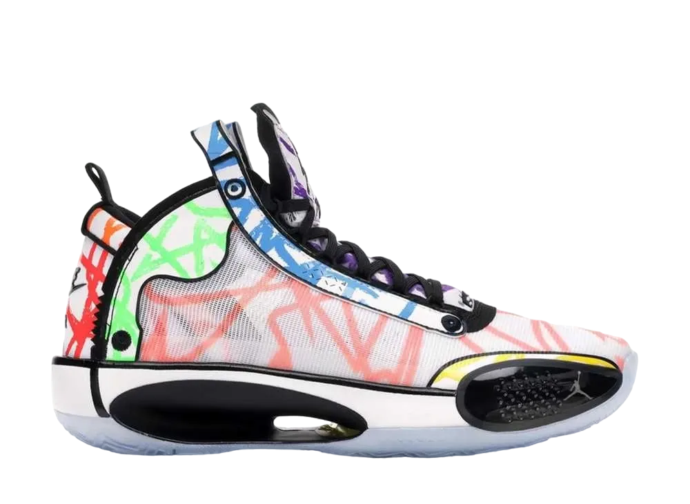 ナイキ エアジョーダン34 シオン ウィリアムソン カラーリング ブック "ホワイト"