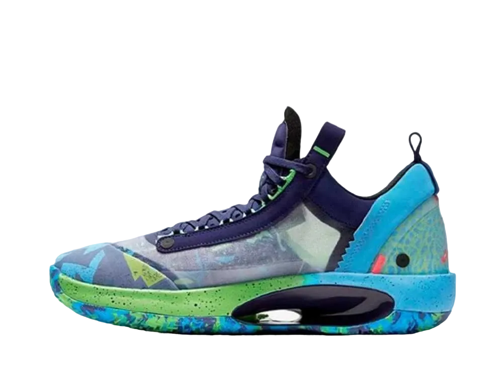 ナイキ エアジョーダン34 ロー "リージェンシー パープル"