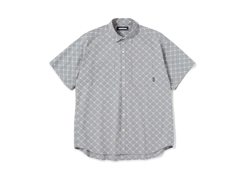 NEIGHBORHOOD MONOGRAM / C-SHIRT . SS "Gray"