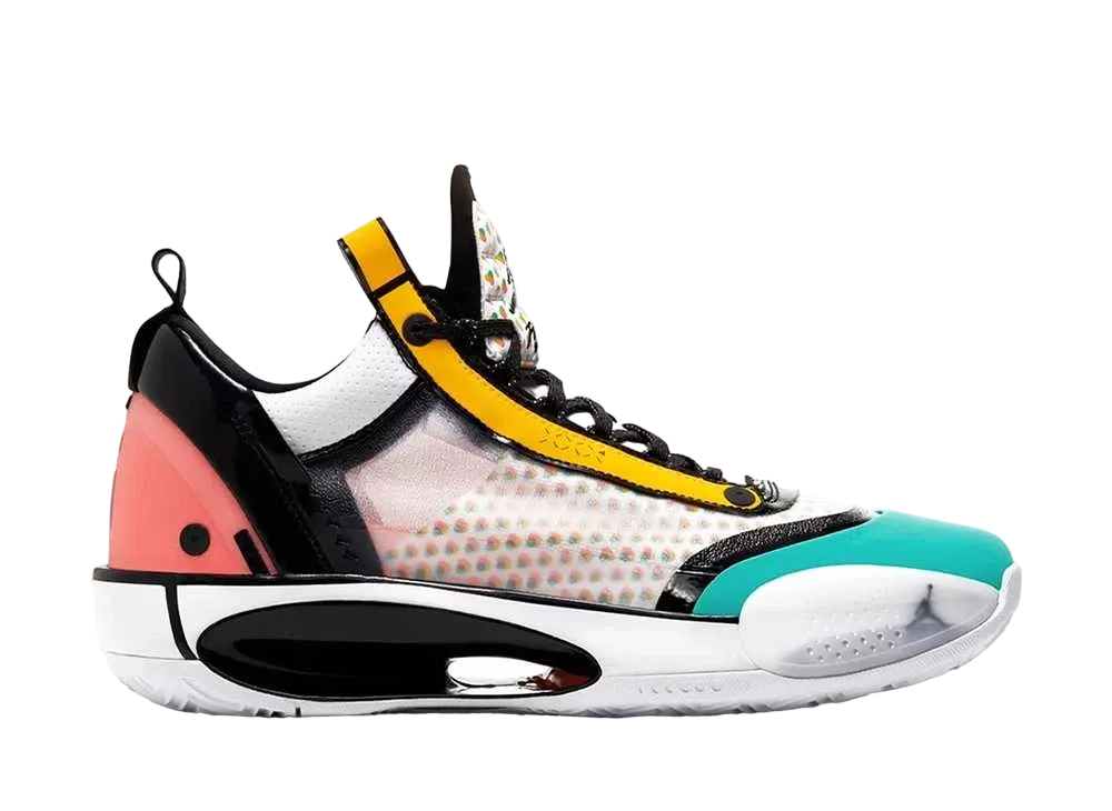 Nike Air Jordan XXXIV Low Guo Ailun Pop Art "White/Multi Color"