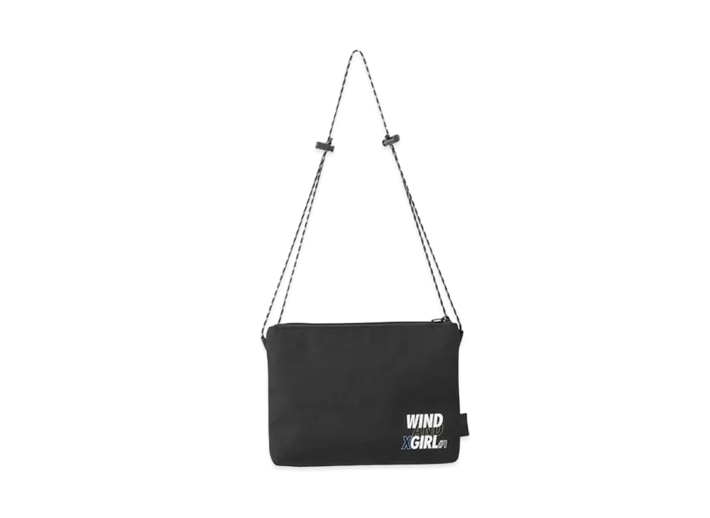 WIND AND SEA x X-girl SACOCHE "Black"