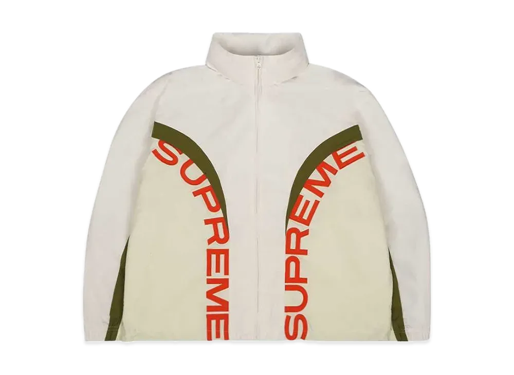 Supreme Curve Track Jacket "White"