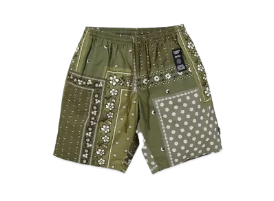 NEIGHBORHOOD BANDANA CHOPPED / C-ST "Olive Drab"