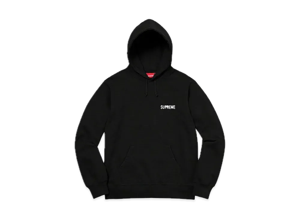 Supreme Restless Youth Hooded Sweatshirt "Black"