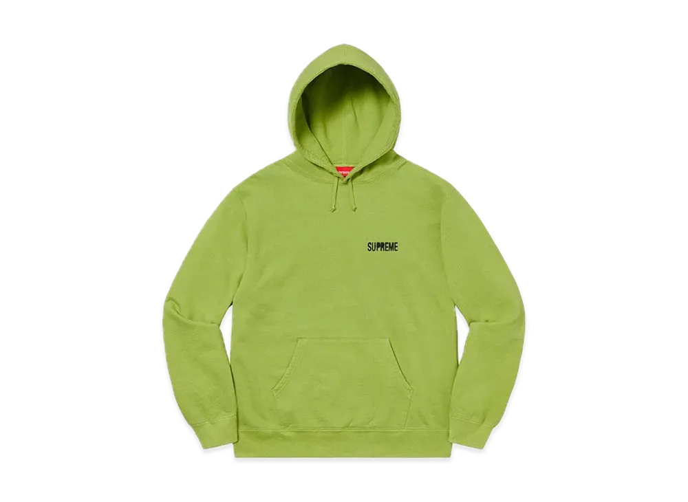 Supreme Restless Youth Hooded Sweatshirt "Lime"